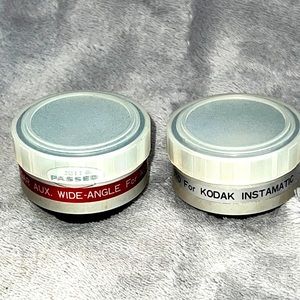 VINTAGE KALIGAR AUXILIARY LENS SET FOR KODAK INSTAMATIC 700 704 800 804 CAMERAS